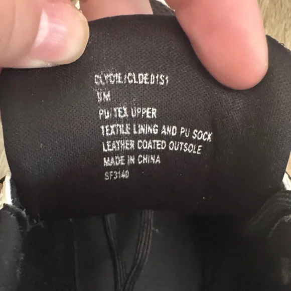 Steve Madden Black, White, and Tan Chunky Sneakers - Picture 8 of 9